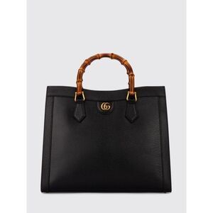Gucci Women Gucci Diana Grained Leather Tote Bag With Bamboo Handles